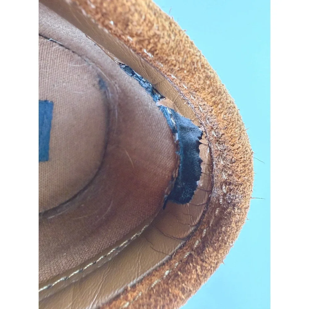 Polo Ralph Lauren Vaughn II Suede Slip On Shoe Brown Men's Size 8D Casual Preppy